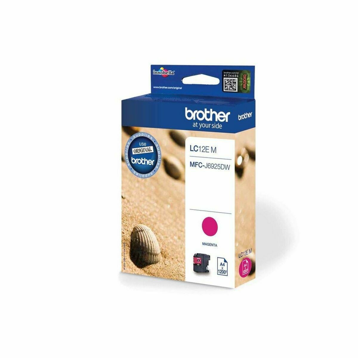 Originale Blekkpatroner Brother LC-12EM Magenta